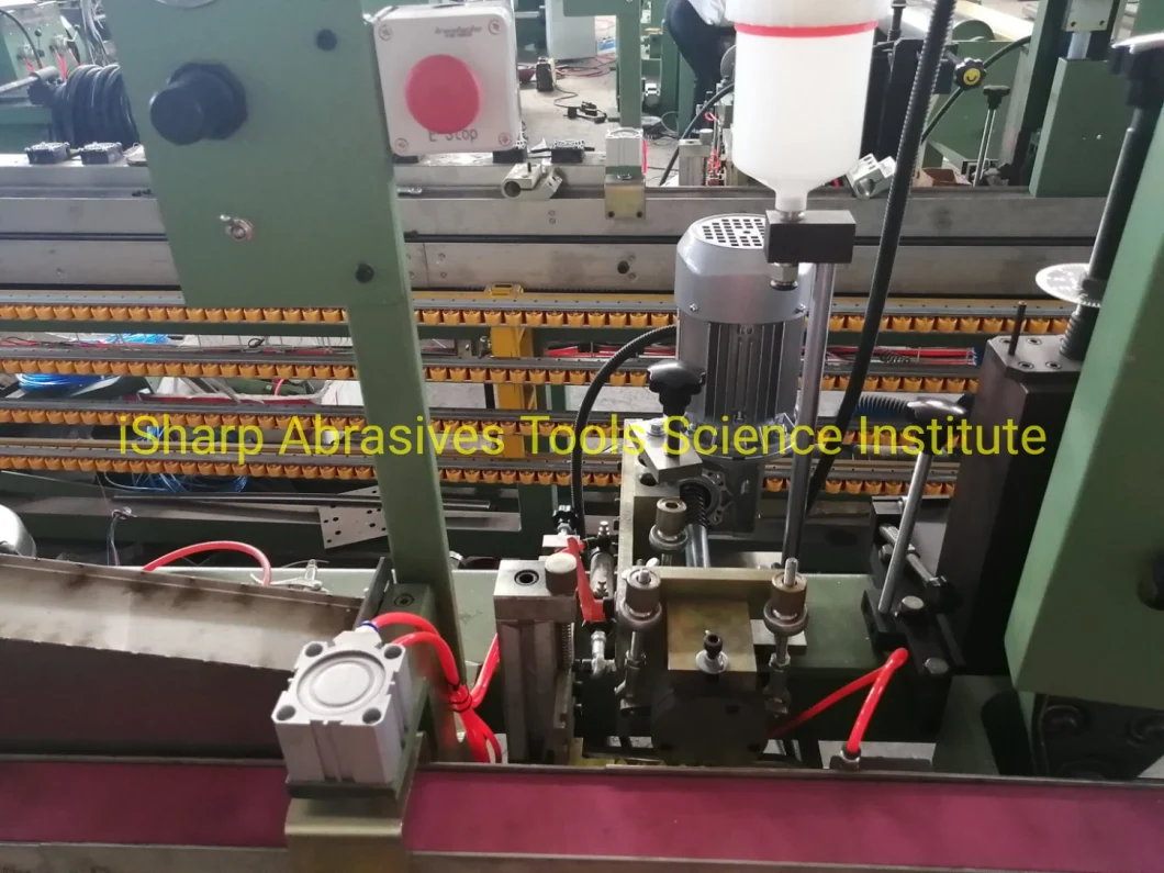 Abrasive Sanding Belt Grinding Skiving Machine with Gluing and Film Taping