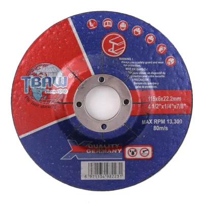4,5-дюймовые 115x6,0x22,2 мм МПа шлифовальные диски на связке из смолы ISO для нержавеющей стали или металла